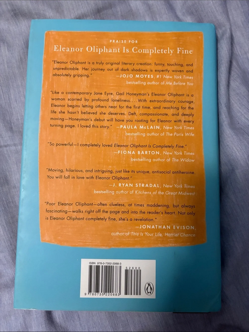 Original Penguin Teal Paperback with Orange Back Panel